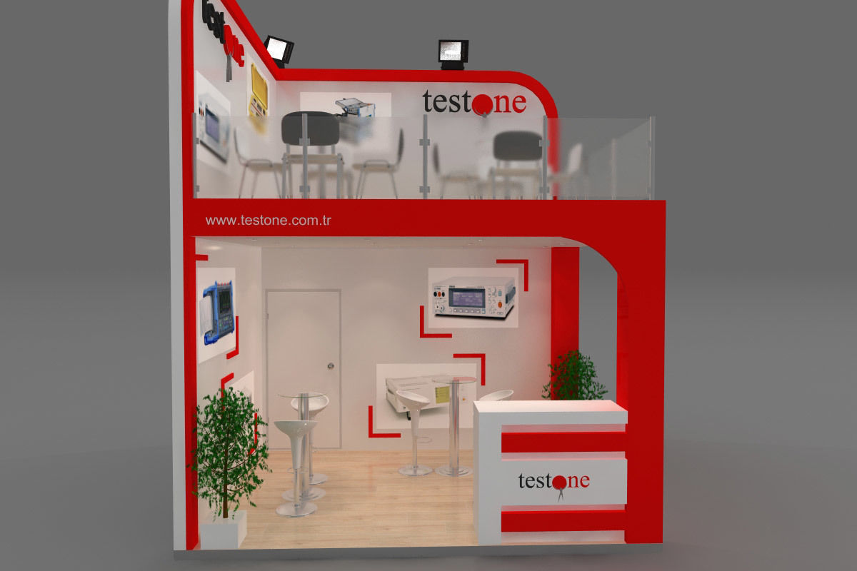 Exhibition Stand - ST0038 3D model_1