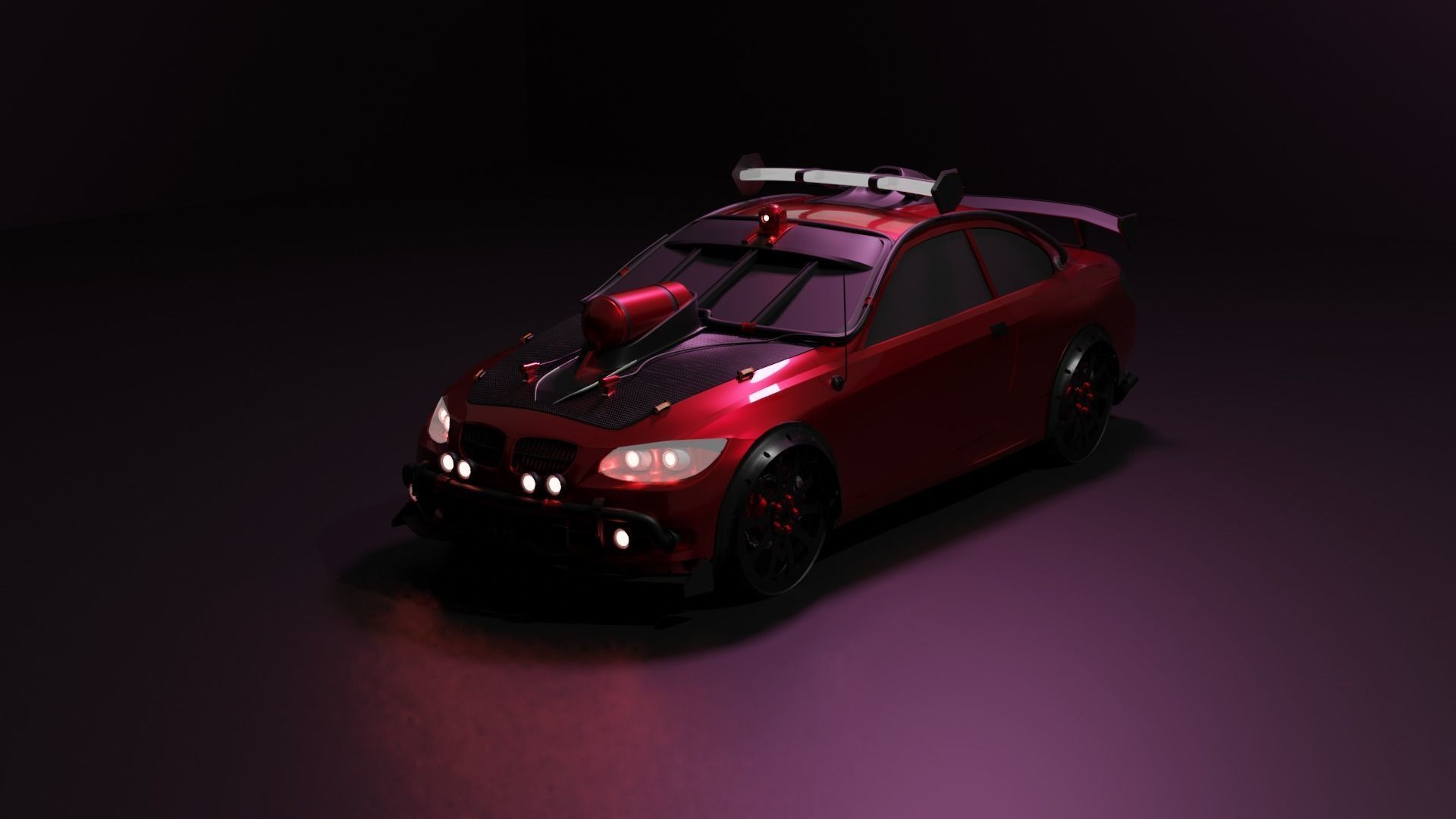 Concept Car Modeling 3D model_2