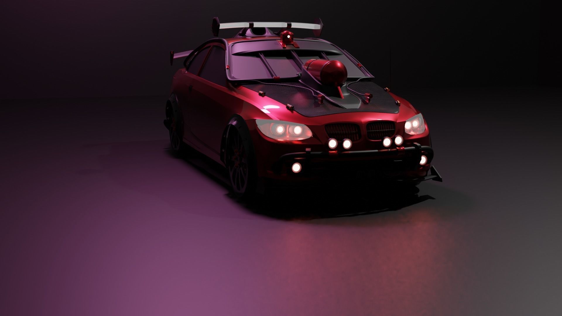 Concept Car Modeling 3D model_3