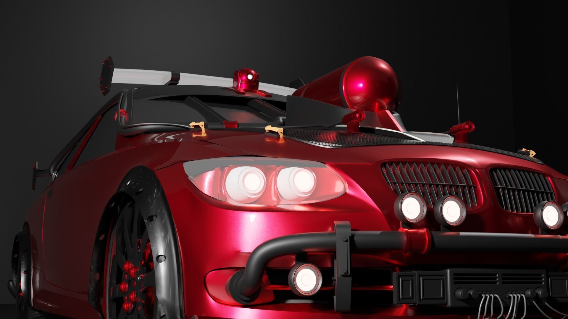 Concept Car Modeling 3D model_15