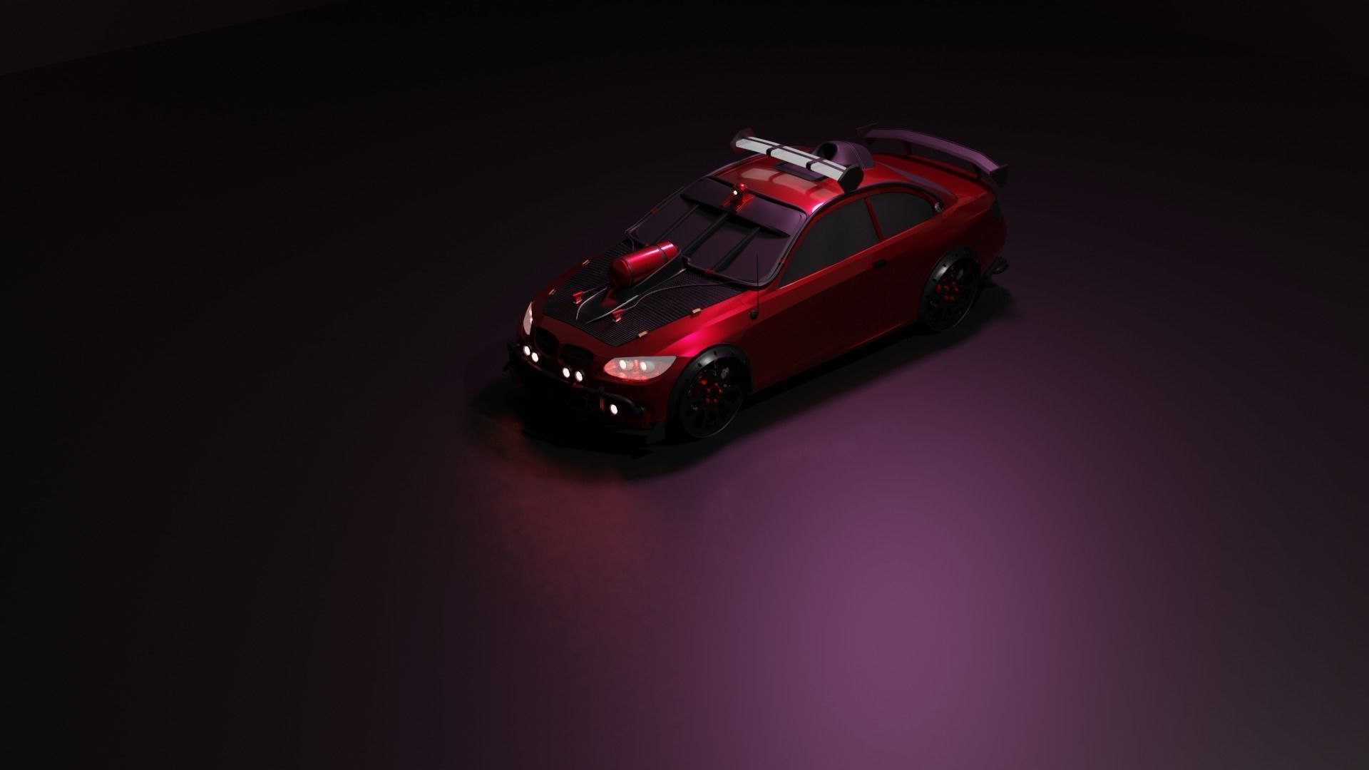 Concept Car Modeling 3D model_1