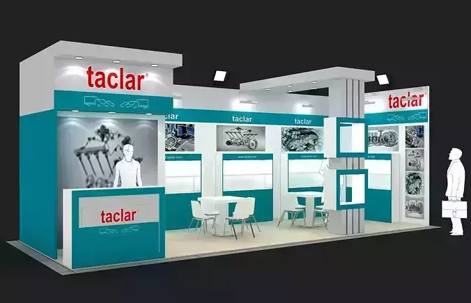 Exhibition Stand - ST0039 3D model