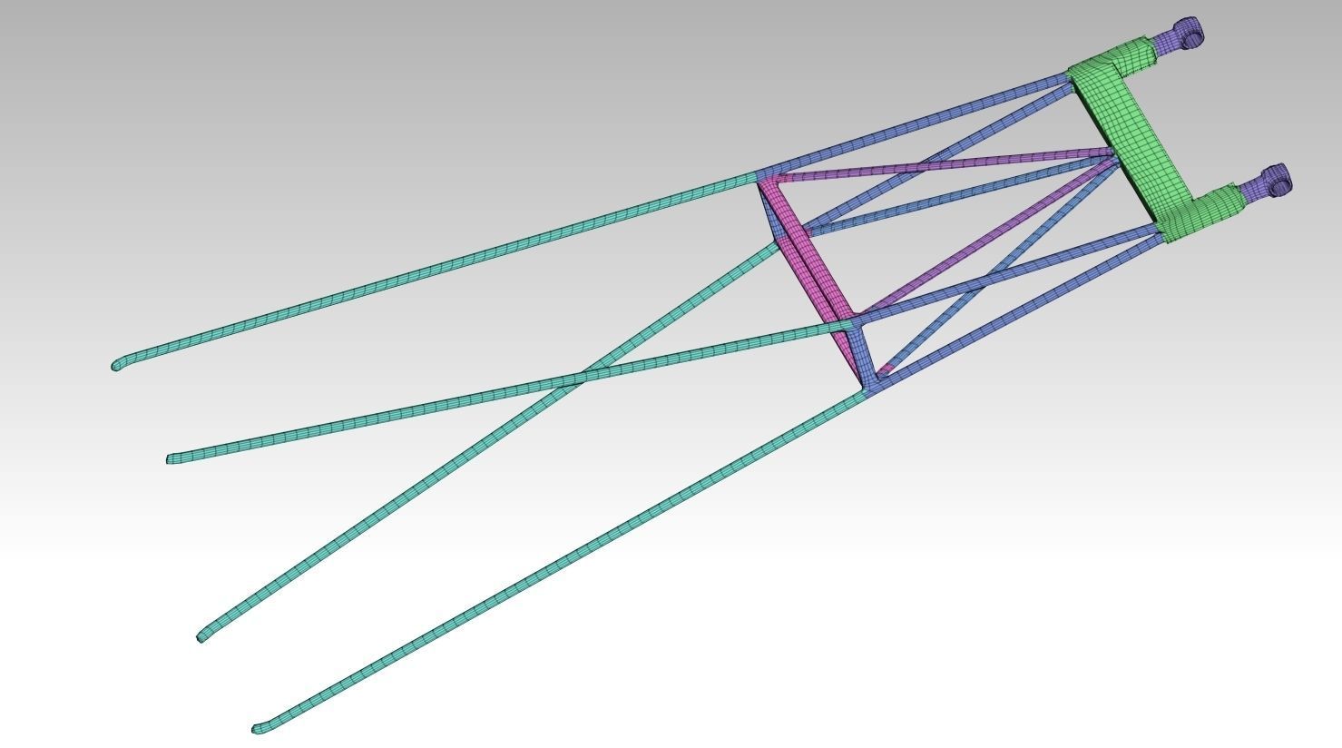 Swingboats crane with basket 3D model_23