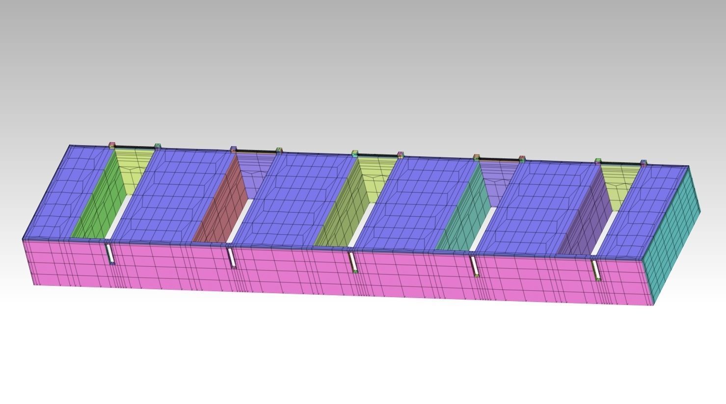 Swingboats crane with basket 3D model_28