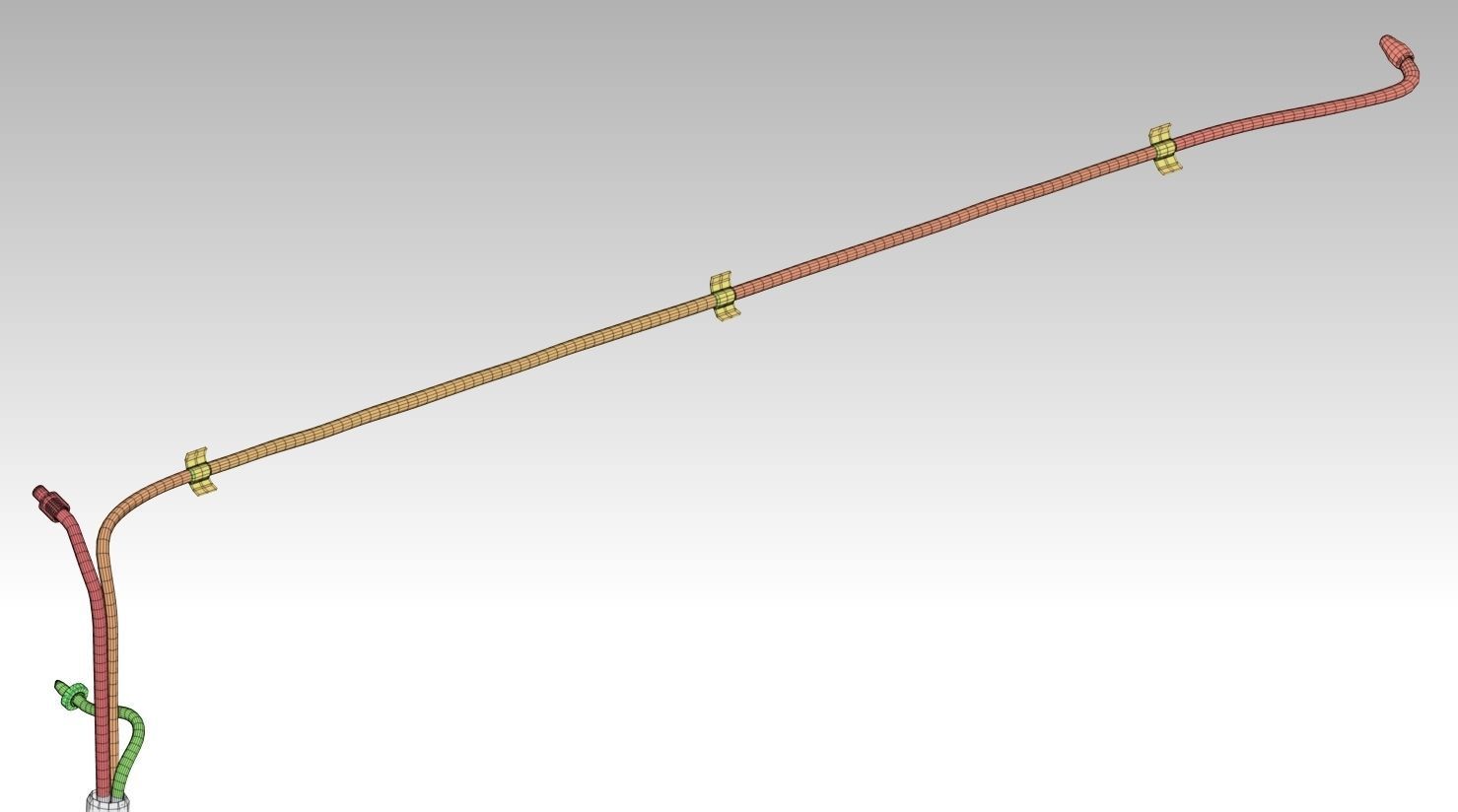 Swingboats crane with basket 3D model_36