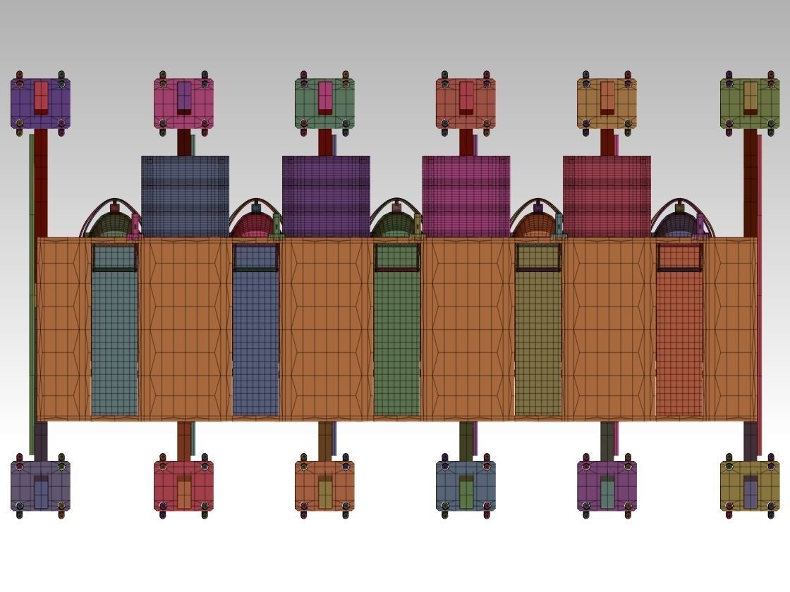 Swingboats crane with basket 3D model_21