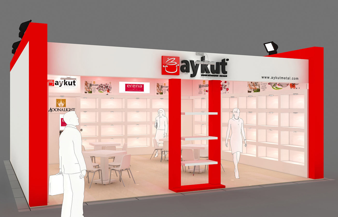 Exhibition Stand - ST0041 3D model_1