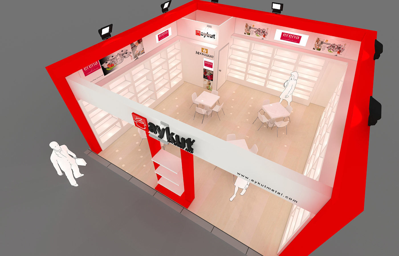 Exhibition Stand - ST0041 3D model_2