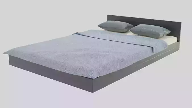 Modern Bed 3D model