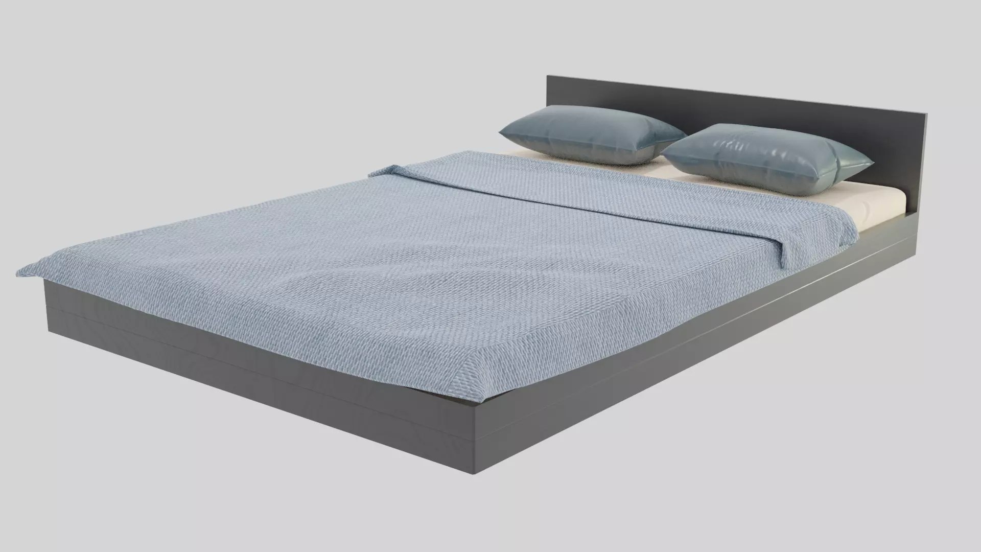 Modern Bed 3D model_0