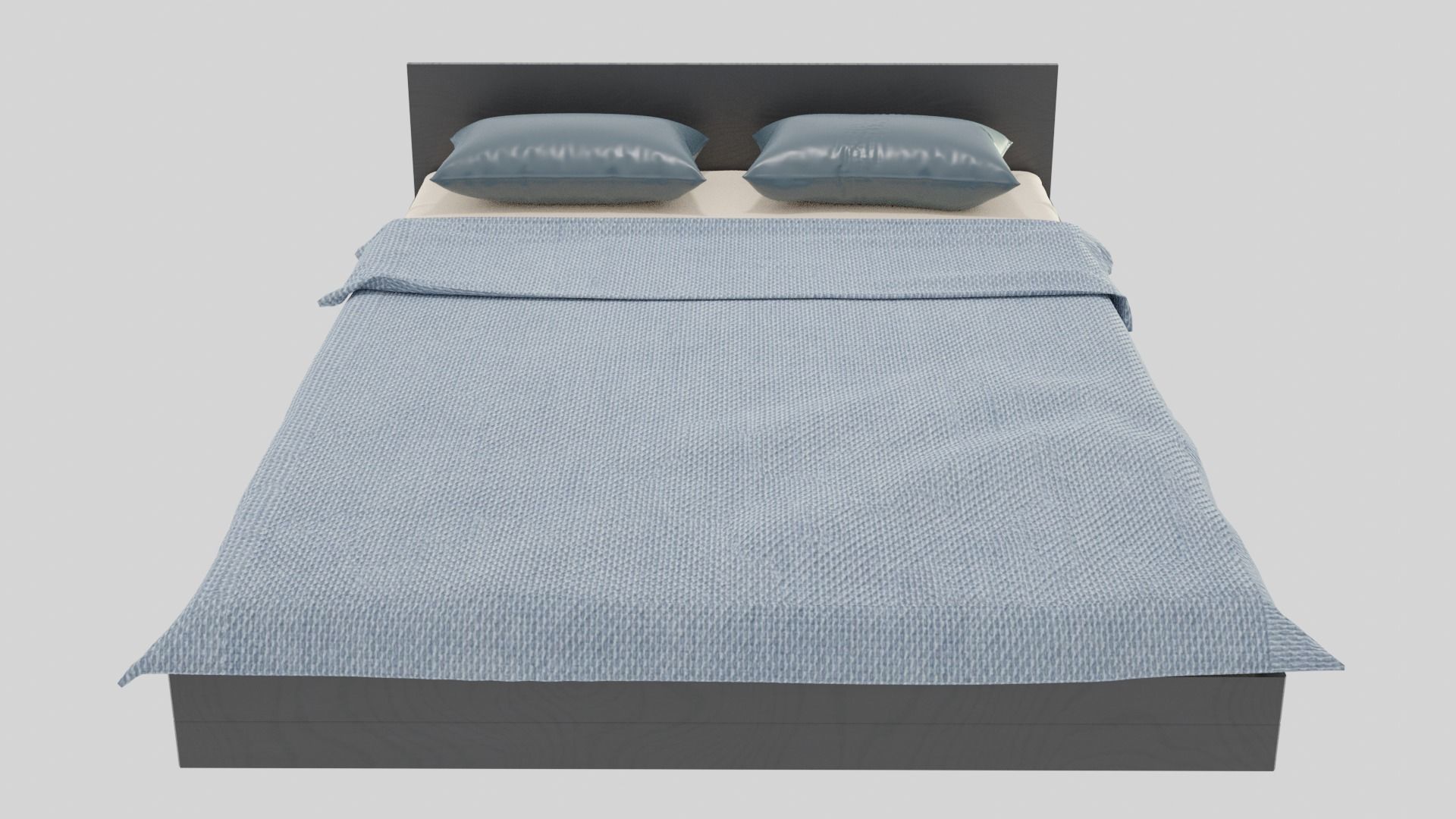 Modern Bed 3D model_1