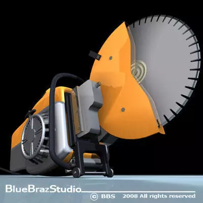 Cut off saw 3D model