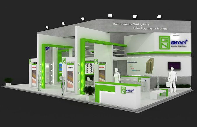 Exhibition Stand - ST0045 3D model