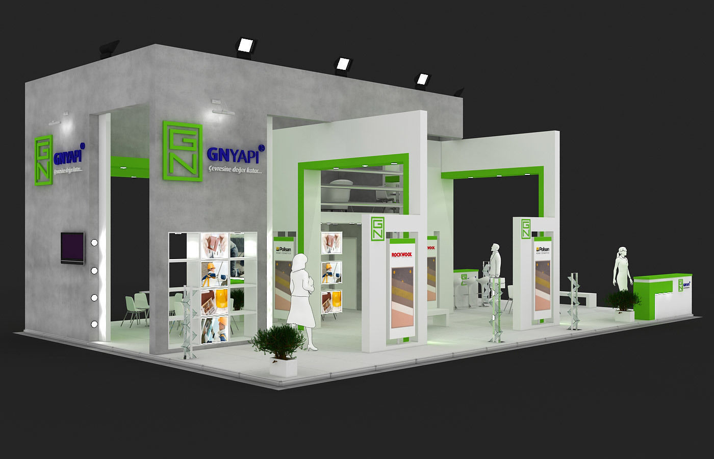 Exhibition Stand - ST0045 3D model_1