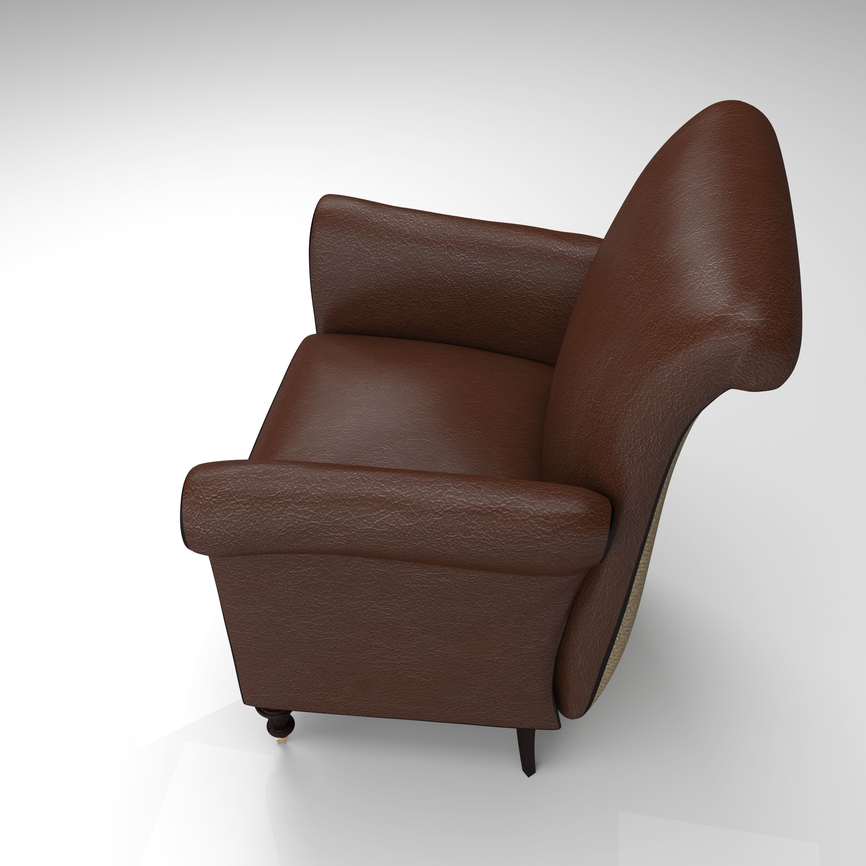 armchair 01 3D model_2