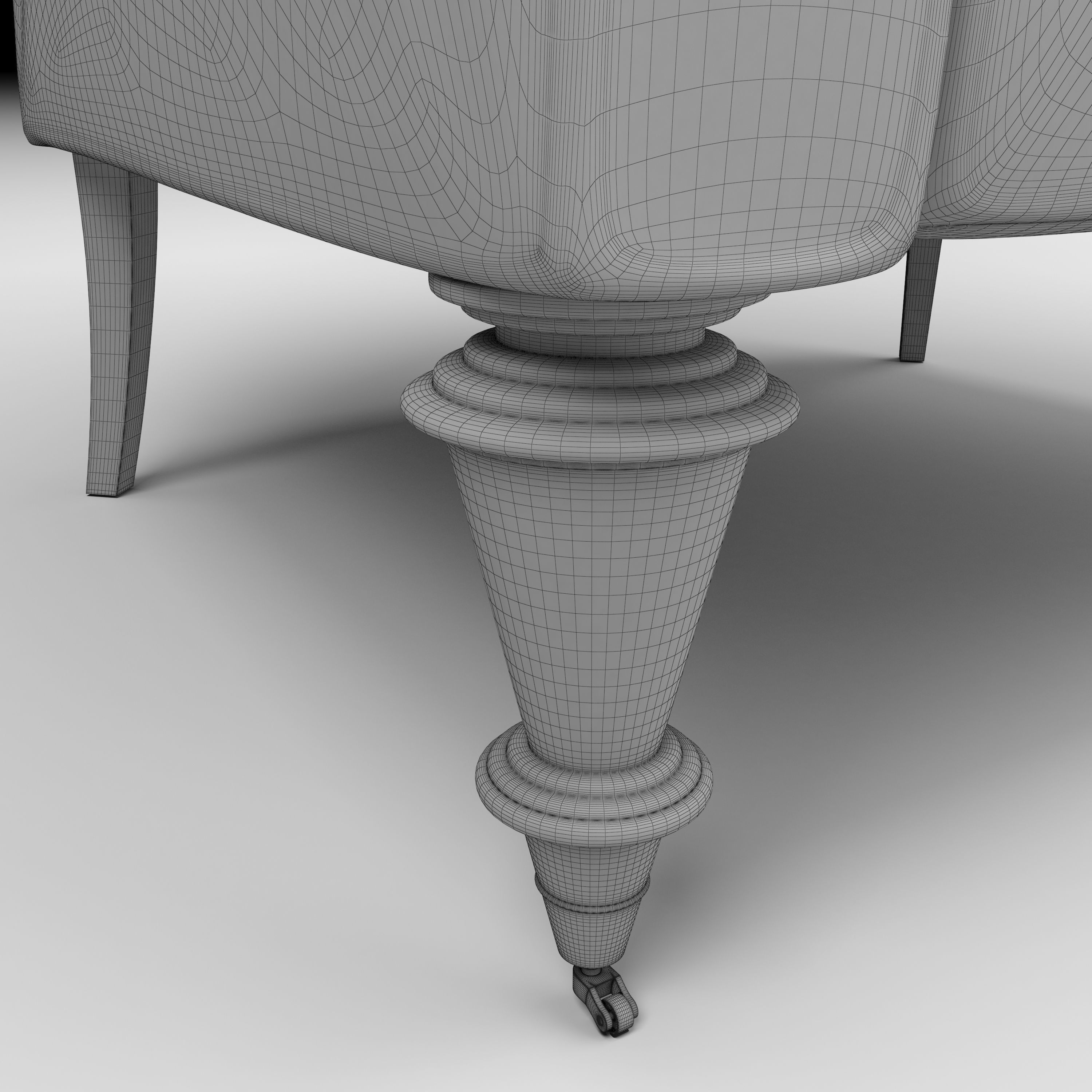 armchair 01 3D model_7