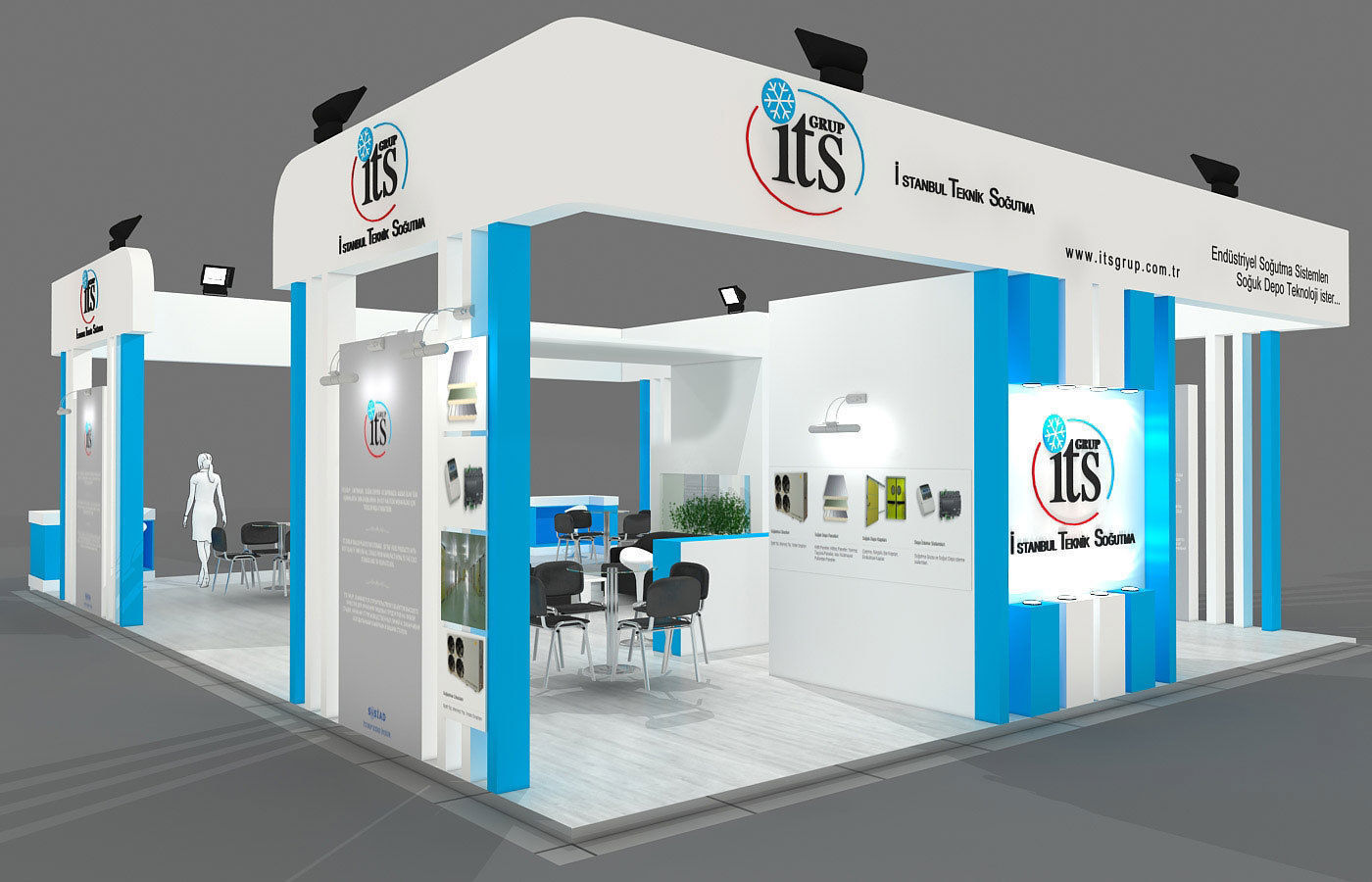 Exhibition Stand - ST0046 3D model_1