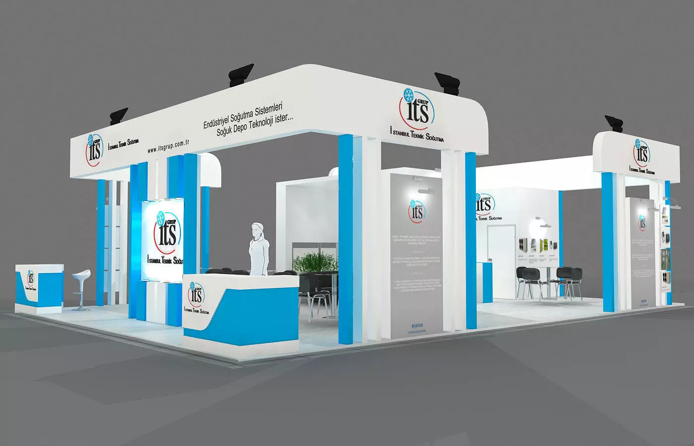 Exhibition Stand - ST0046 3D model_0