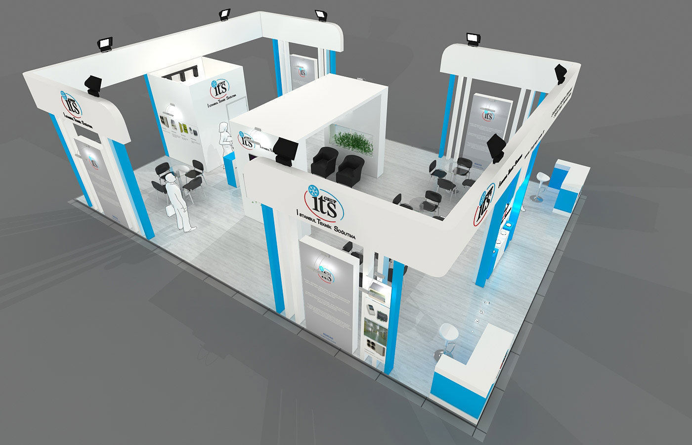 Exhibition Stand - ST0046 3D model_4