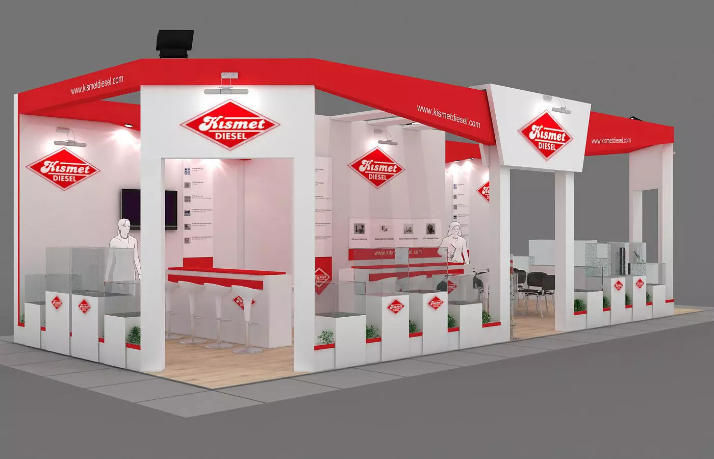 Exhibition Stand - ST0047 3D model_0