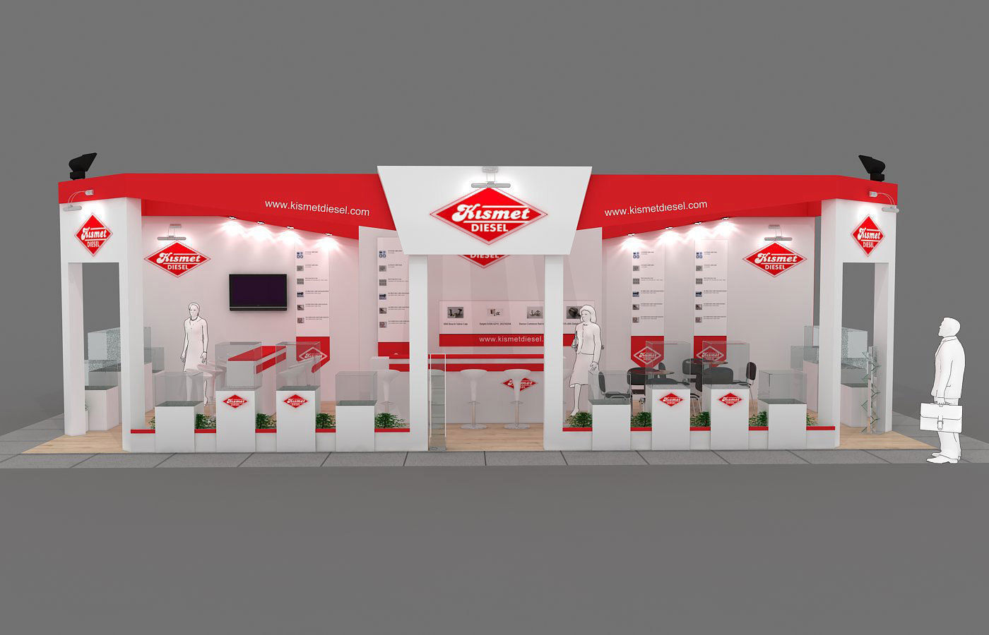 Exhibition Stand - ST0047 3D model_1