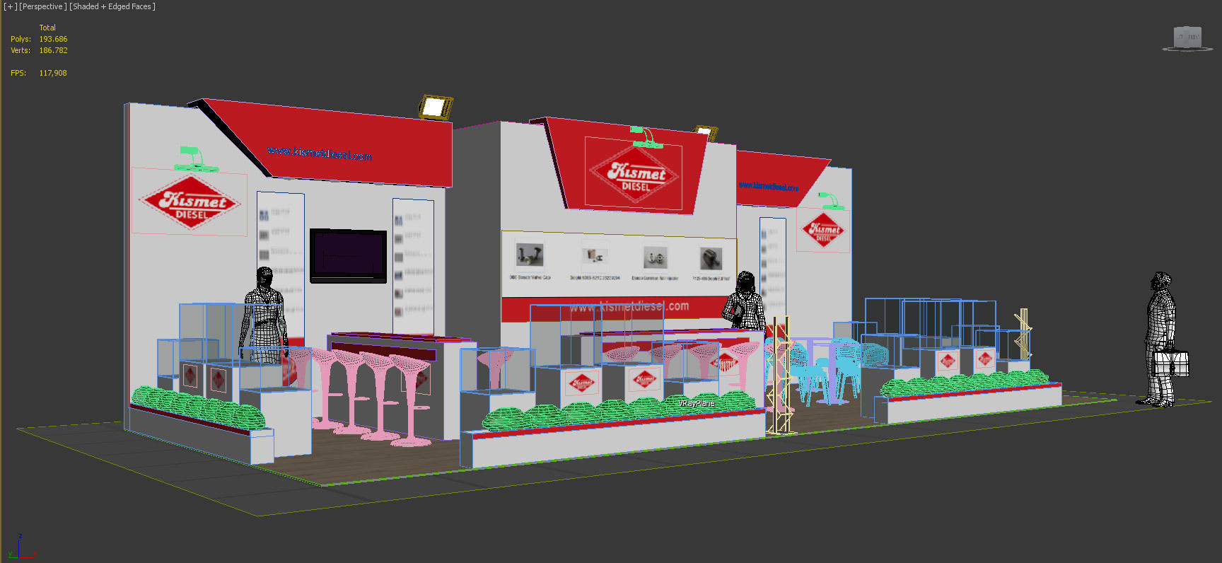 Exhibition Stand - ST0048 3D model_4
