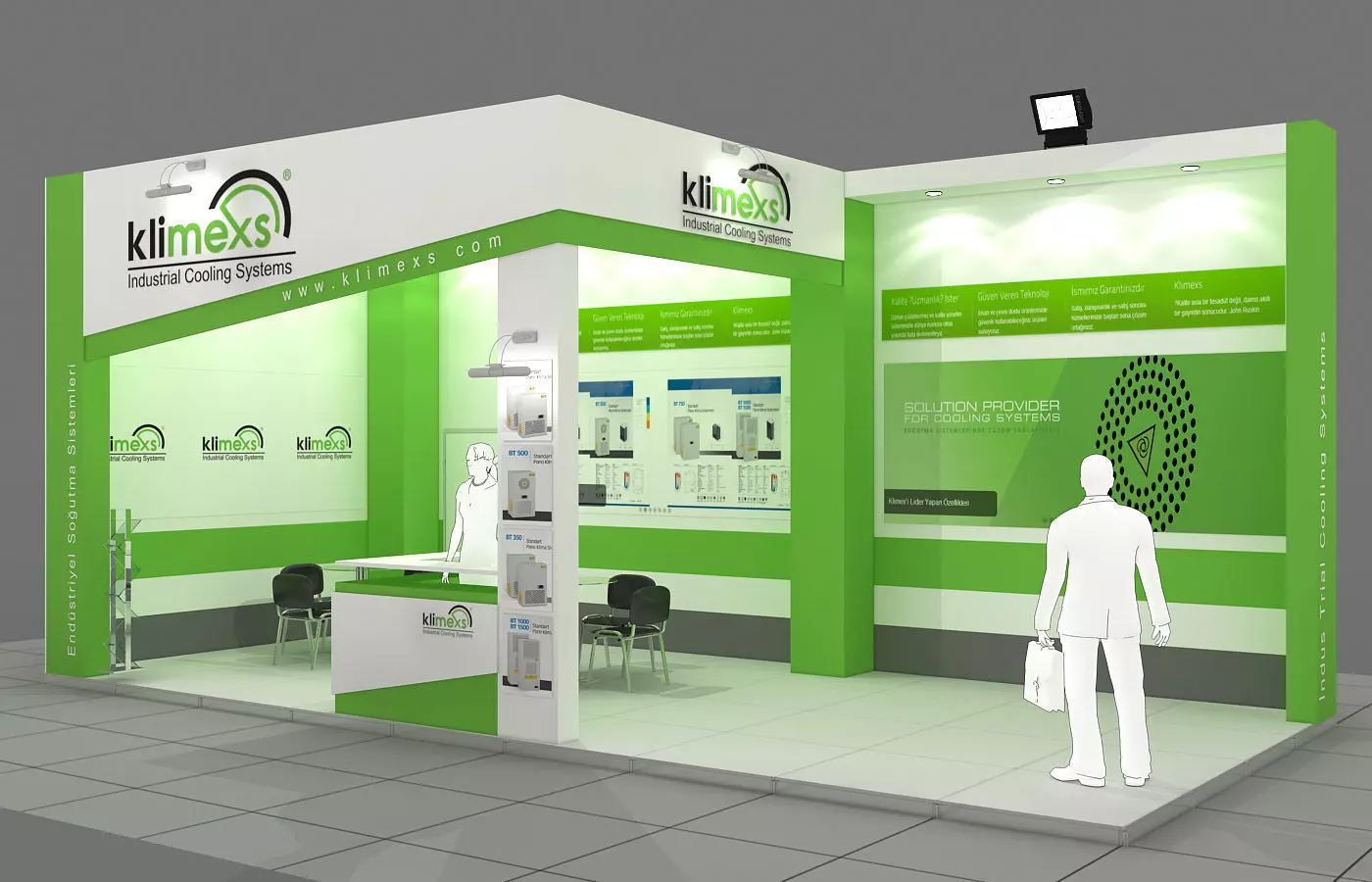 Exhibition Stand - ST0049 3D model
