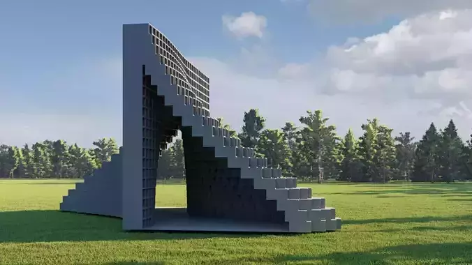 big serpentine 3D model
