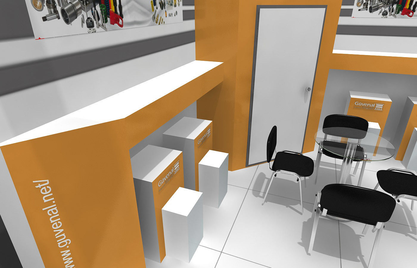 Exhibition Stand - ST0057 3D model_2