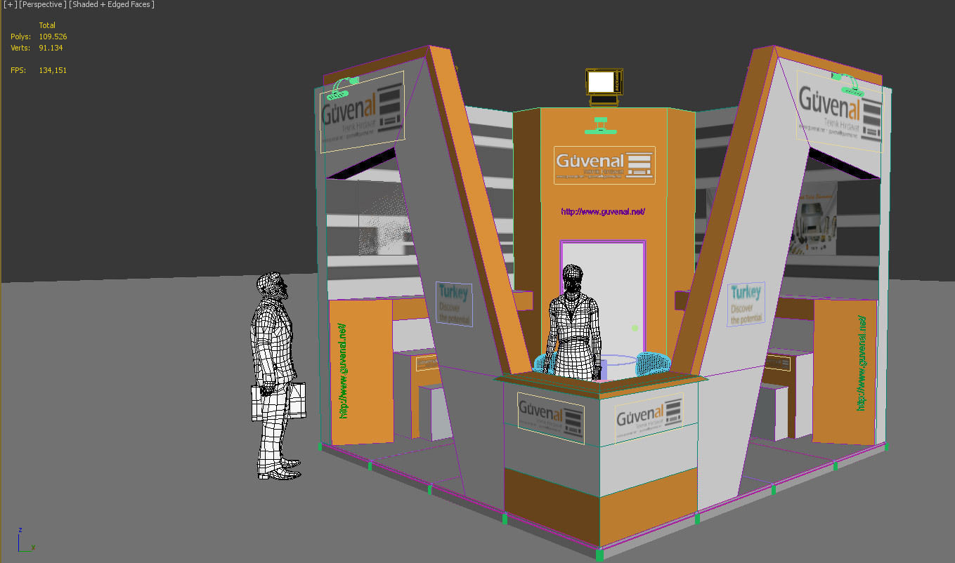 Exhibition Stand - ST0057 3D model_5