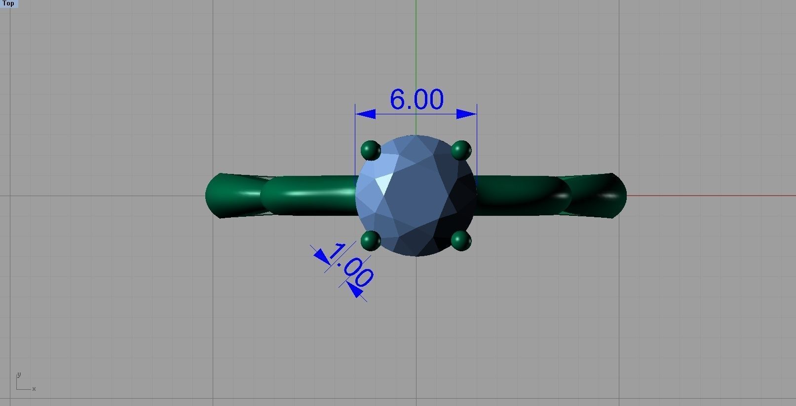  Engagement Ring 3D print model 3D print model_9