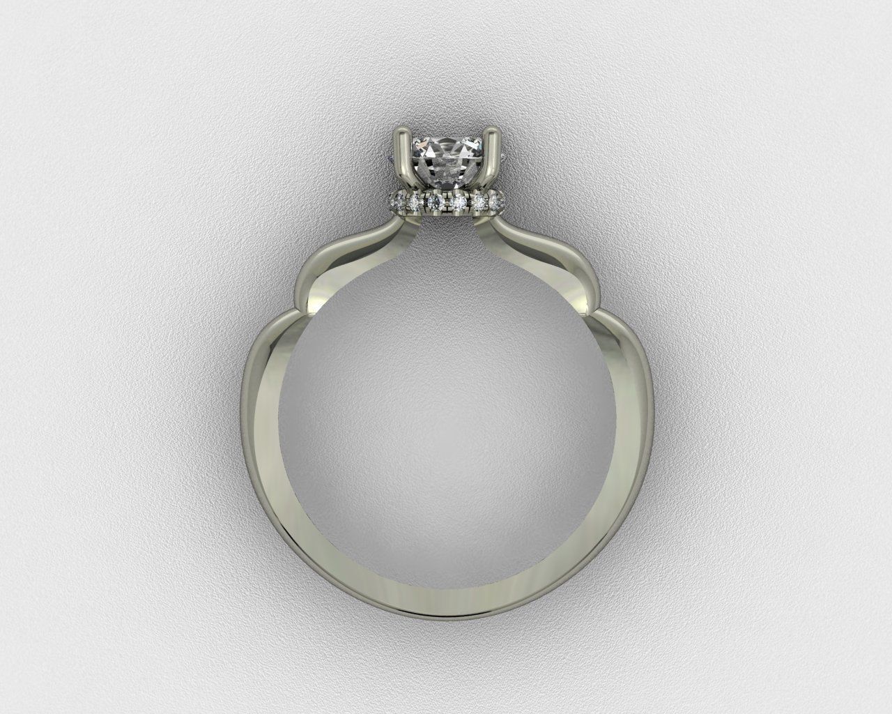  Engagement Ring 3D print model 3D print model_2