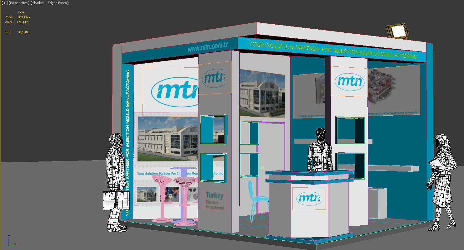 Exhibition Stand - ST0059 3D model_5