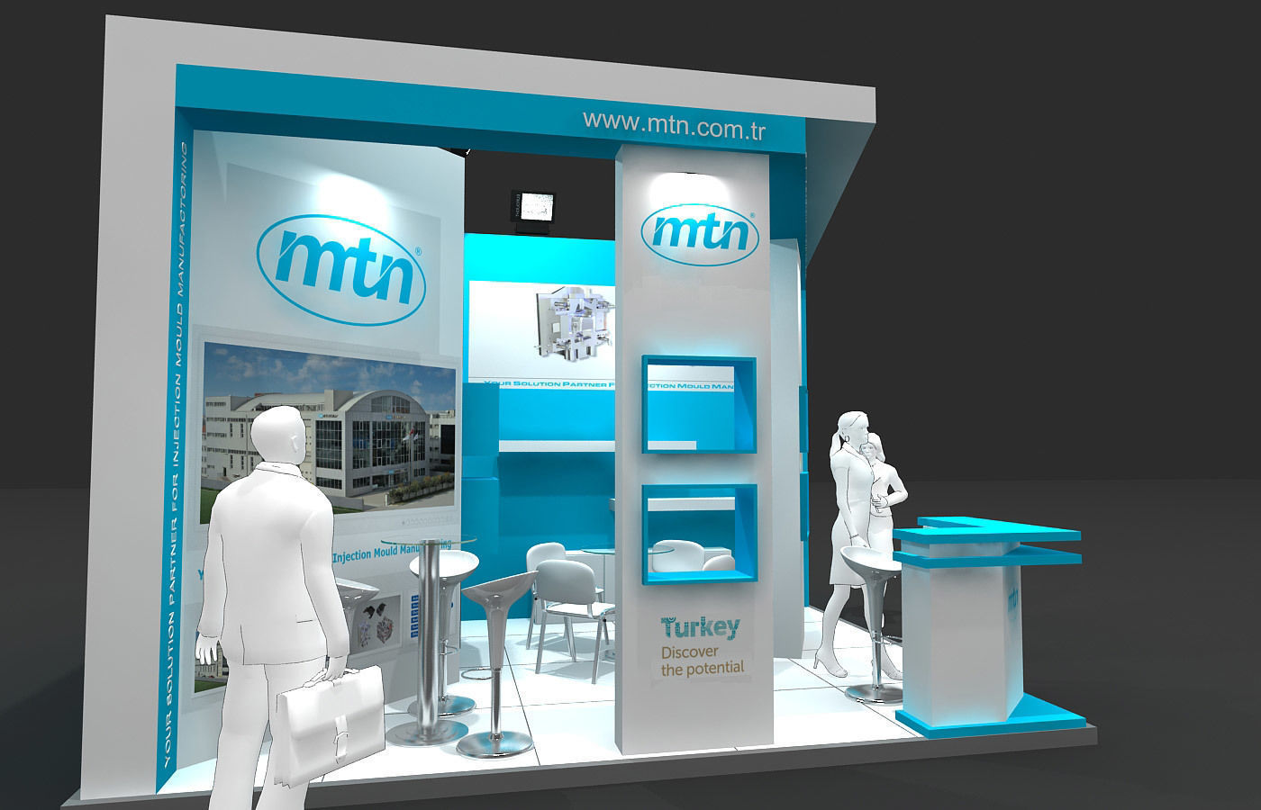 Exhibition Stand - ST0059 3D model_2