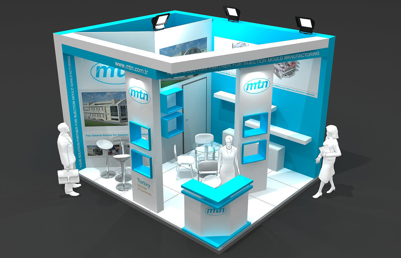 Exhibition Stand - ST0059 3D model_3