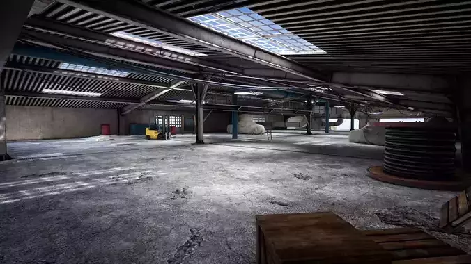 Garage 04 Low-poly 3D model