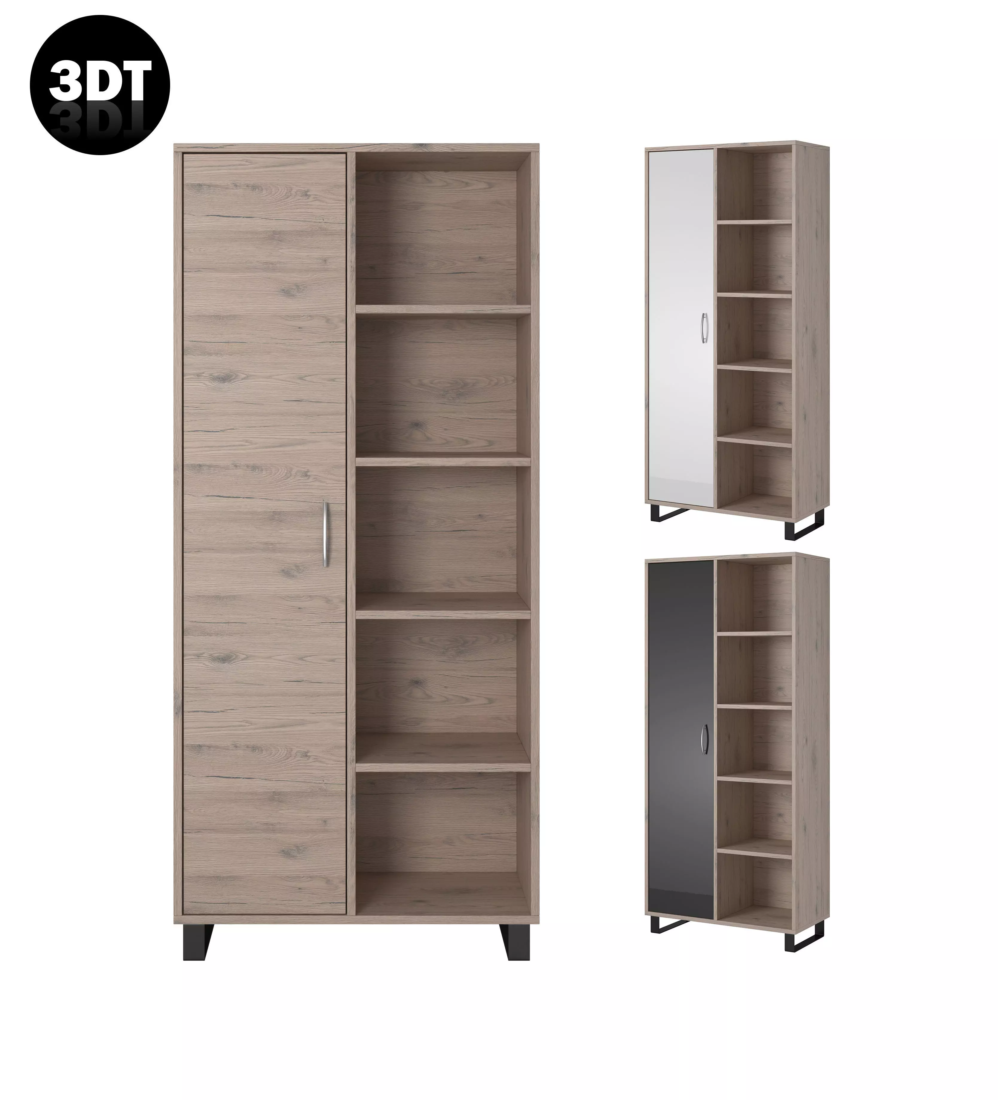 Shelf Wood Low-poly 3D model