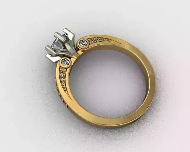  Engagement Ring 3D print model