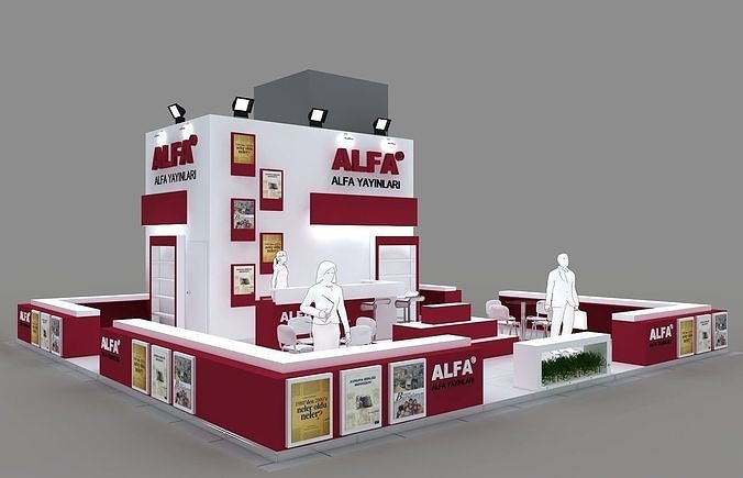 Exhibition Stand - ST0062 3D model