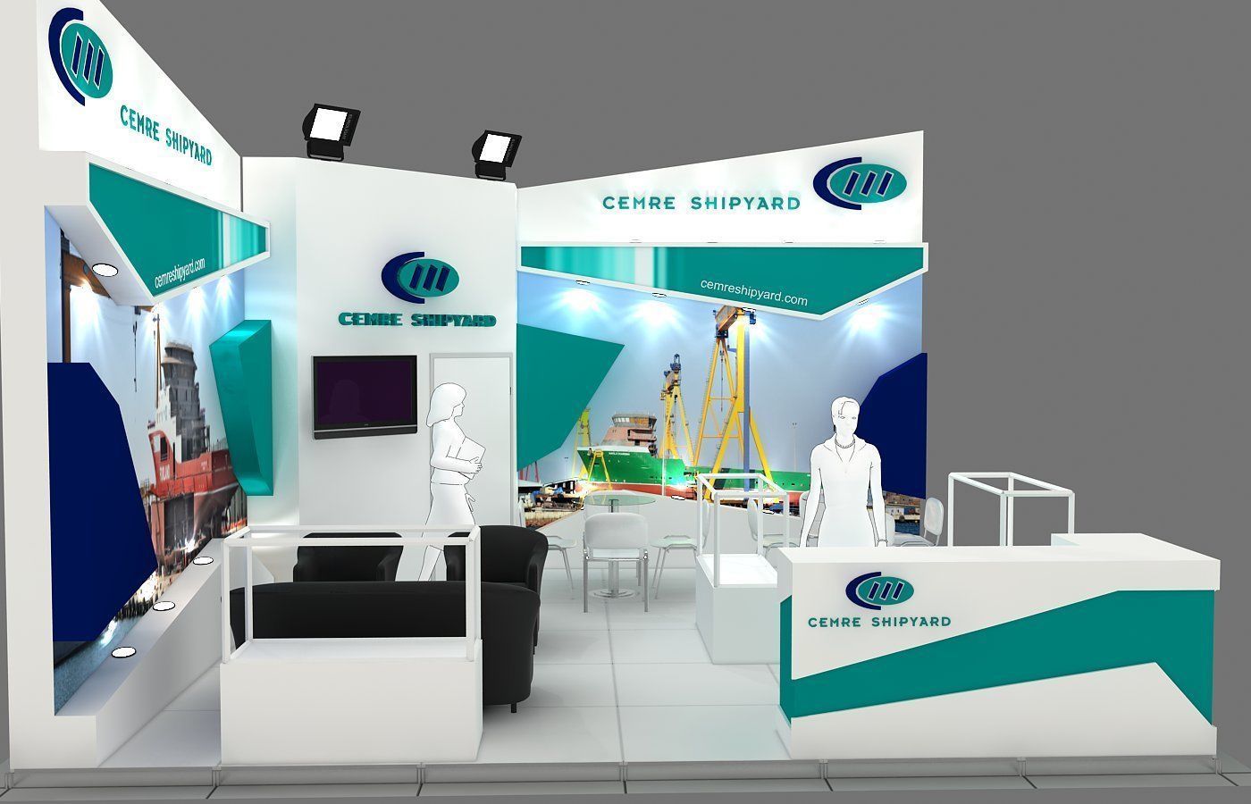 Exhibition Stand - ST0065 3D model_2