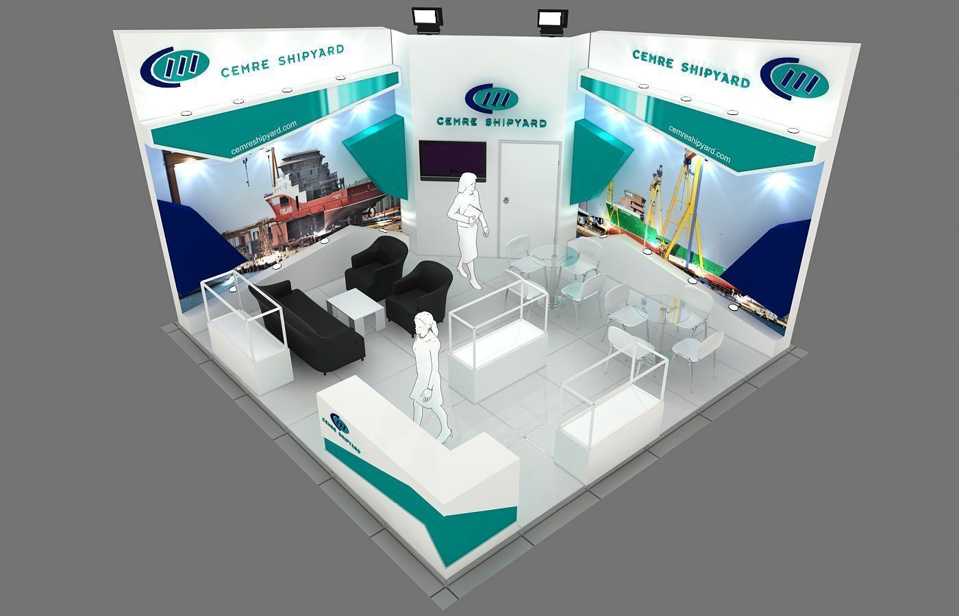 Exhibition Stand - ST0065 3D model_3