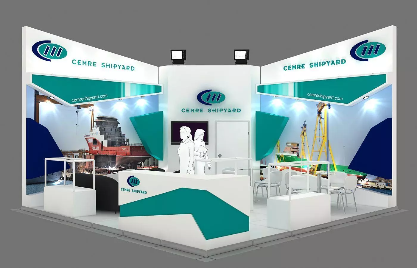 Exhibition Stand - ST0065 3D model_0
