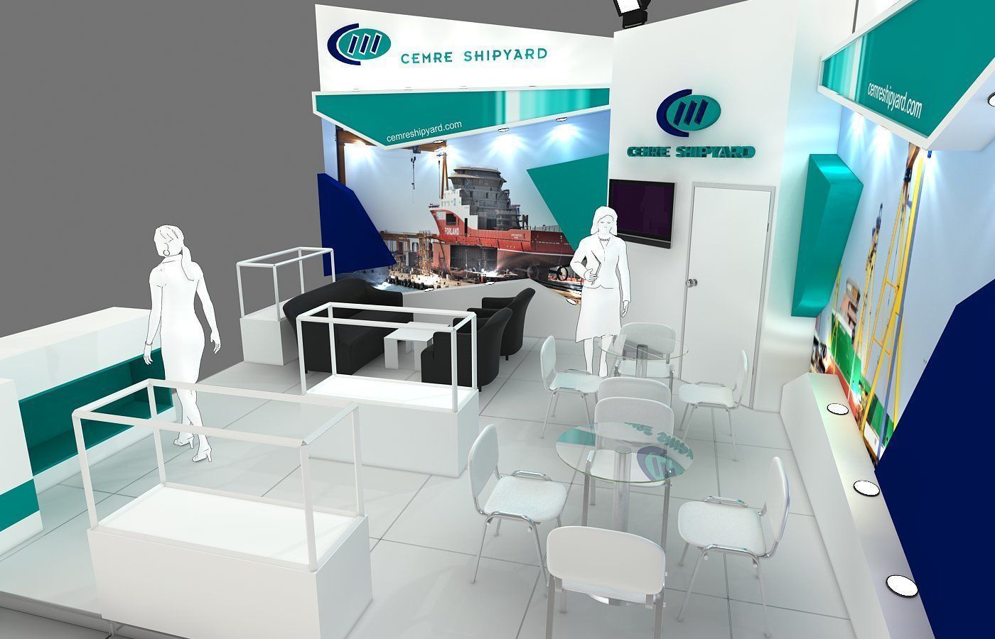 Exhibition Stand - ST0065 3D model_1