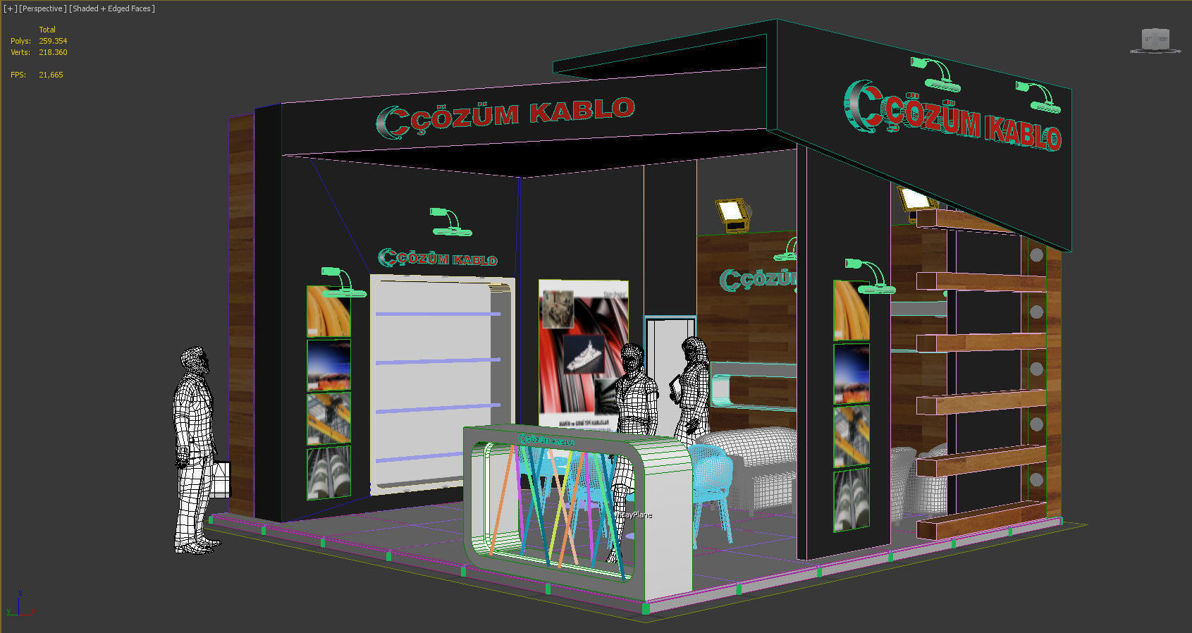 Exhibition Stand - ST0066 3D model_6