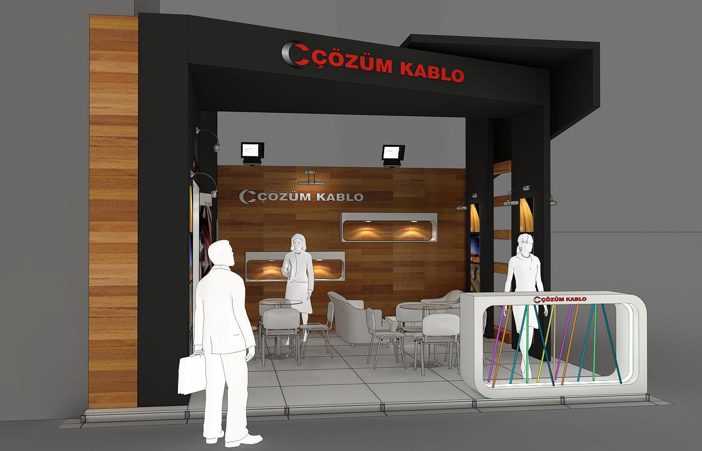 Exhibition Stand - ST0066 3D model_1