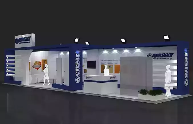 Exhibition Stand - ST0067 3D model