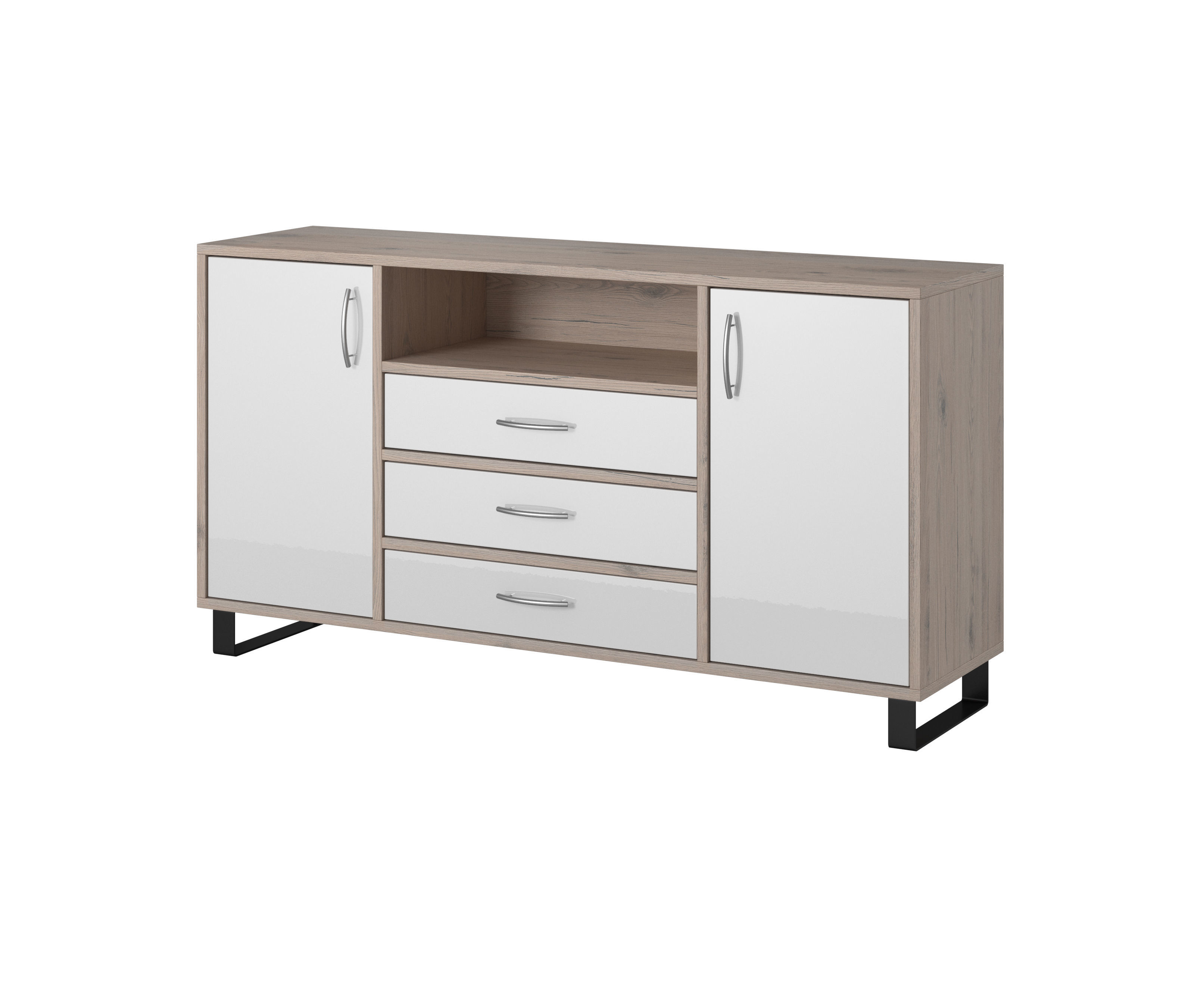 TV Cabinet  Commode Shelf Wood 3D Model Collection _7