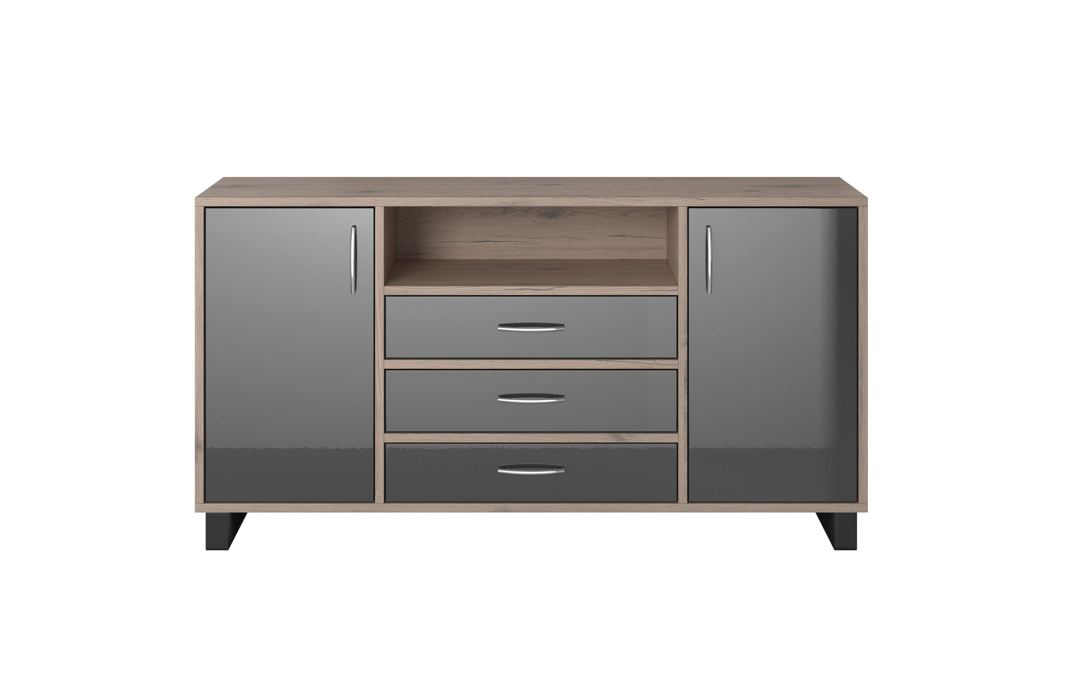 TV Cabinet  Commode Shelf Wood 3D Model Collection _3