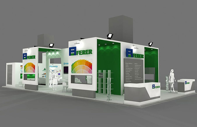 Exhibition Stand - ST0068 3D model