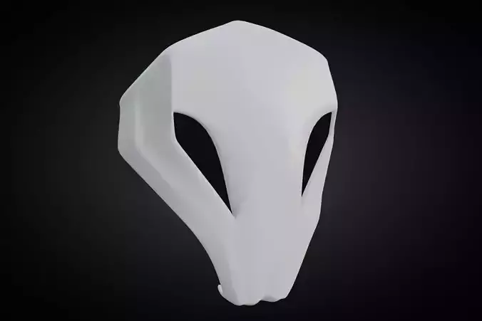 Snake Mask Low-poly 3D model
